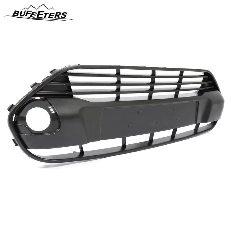 BUFEETERS Front Bumper Face Bar Upper Grille Fit For 2014 2015 2016 2017 2018 Ford Transit Connect,Factory Style,Black