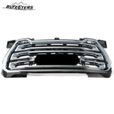 BUFEETERS Front Bumper Upper Chrome Grille Fit For 2019 2020 2021 GMC Sierra 1500 SLT,Factory Style