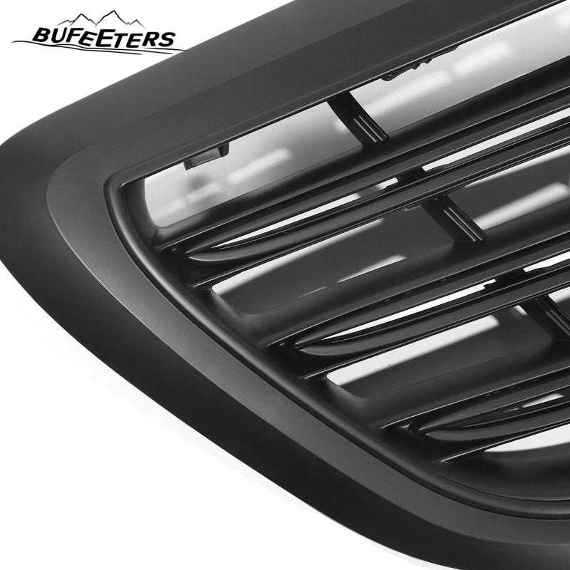 BUFEETERS Front Bumper Upper Grille Fit For 2013 2014 2015 2016 2017 2018 2019 2020 Mercedes Benz W222 S CLASS,Matte Black