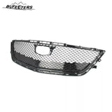 BUFEETERS  Front Mesh Radiator Bumper Upper Grille W/o Camera Hole Fit For 2016 2017 2018 Cadillac CT6,Honeycomb Style,Black