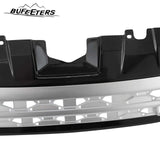 BUFEETERS Front Bumper Upper Grille Fit For 2015 2016 2017 2018 2019 Land Rover Discovery Sport,Mesh Style,Black&Silver