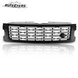 BUFEETERS Front Bumper Upper Grille Fit For 2018 2019 2020 2021 2022 Range Rover,2023 Style,Gloss Black