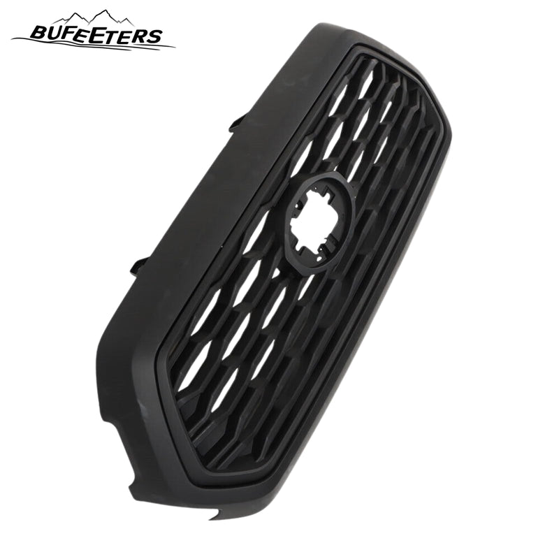 BUFEETERS Front Bumper Upper Grille Fit For 2016 2017 2018 2019 2020 2021 Toyota Tacoma,Mesh Style,Matte Black