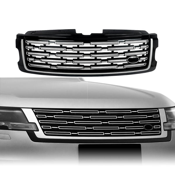 Black Front Grill Grille Fit For Land Rover Range Rover Vogue L405 2013 2014 2015 2016 2017