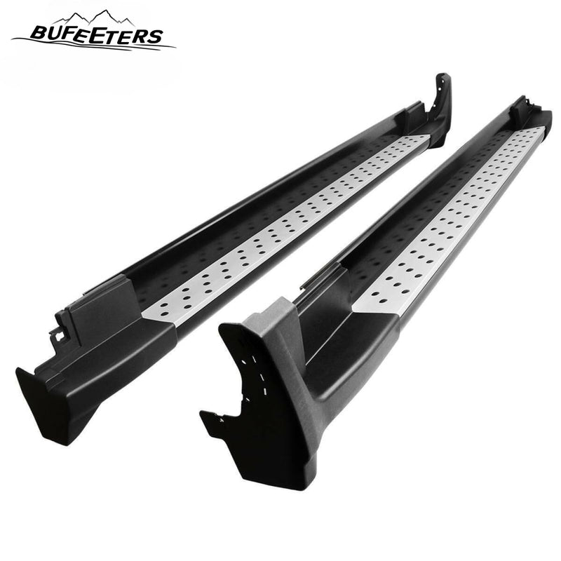 BUFEETERS Side Step Running Board Nerf Bar Fit For 2007 2008 2009 2010 2011 Honda CR-V CRV,Factory Style,Black&Silver