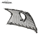 BUFEETERS  Front Bumper Grille Assembly Fit For 2015 2016 2017 Lexus NX200t,OE Style,Painted Silver Shell and Insert