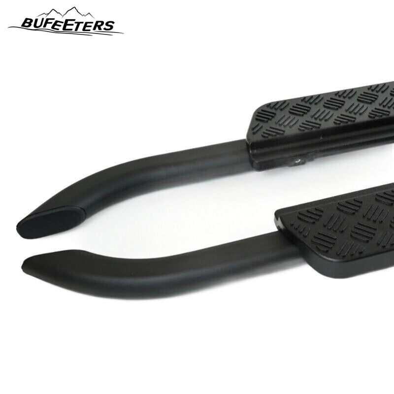 BUFEETERS  Side Step Running Board Nerf Bar Fit For Land Rover Defender 90 L663 2020 2021 2022 2023,Black