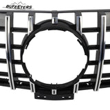 BUFEETERS  Front Bumper Upper Grille W/o Camera Hole Fit For 2012 2013 2014 2015 Benz W166 ML350 400 550 AMG,GT Style,Chrome&Black