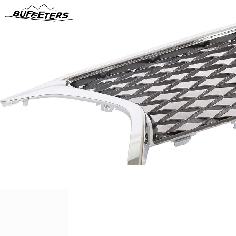 BUFEETERS 2PCS Front Upper Lower Grille Fit For 2013 2014 2015 Lexus RX350 F-Sport,Factory Style,Chrome&Black