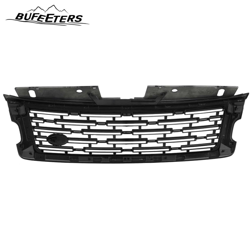 BUFEETERS Front Bumper Upper Grille Fit For 2018 2019 2020 2021 2022 Range Rover,2023 Style,Gloss Black