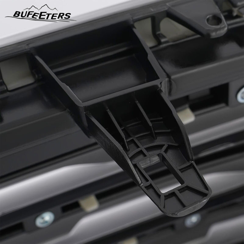 BUFEETERS  Front Bumper Upper Grille Cover W/o Camero Hole Fit For 2019 2020 2021 2022  Ford Edge SE SEL,Mesh Style,Gloss Black