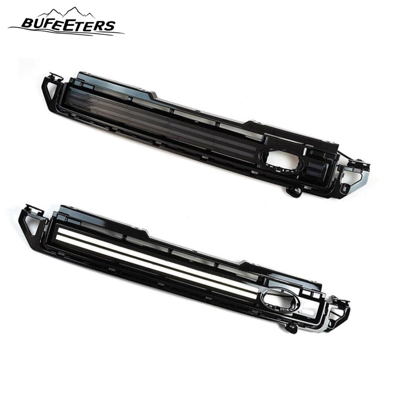 BUFEETERS  LED Grille Trim Strips Fit For 2020 2021 2022 2023 2024 Defender 90 110 130,LED lights Style,Black