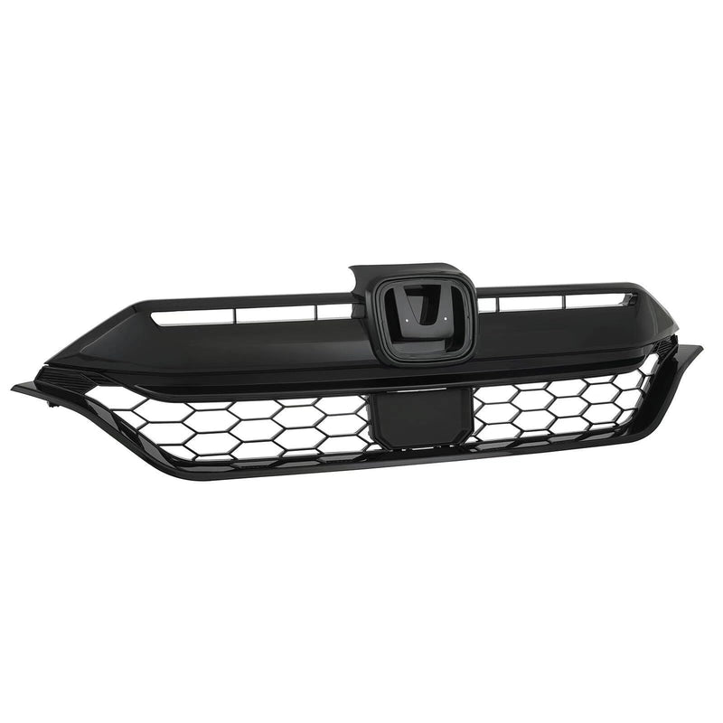 BUFEETERS  15PCS Front Grille Molding Fog Light Strip Trim Bezel Fit For 2020-2022 Honda CRV,Honeycomb Style,Black