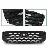 BUFEETERS   Front Bumper Upper Grille Fit For 2021 2022 2023 Hyundai Santa Fe,Honeycomb Mesh Style,Black&Chrome