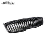 BUFEETERS  Front Bumper Upper Grille Vertical Fit For KIA Sorento 2018 2019 2020 2021 Performance,Mesh Style,Black&Silver