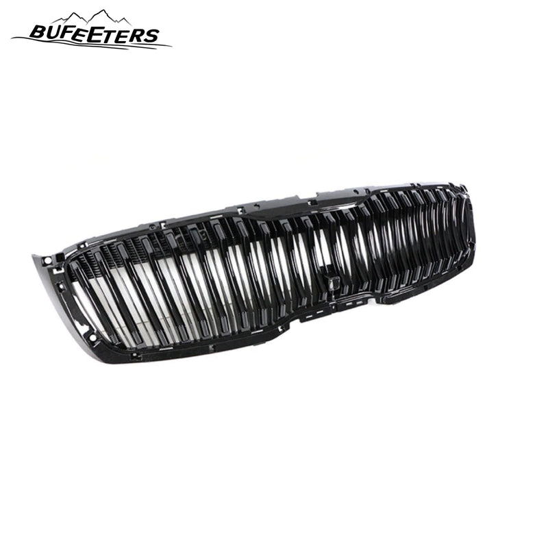 BUFEETERS  Front Bumper Upper Grille Vertical Fit For KIA Sorento 2018 2019 2020 2021 Performance,Mesh Style,Black&Silver
