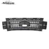 BUFEETERS Front Bumper Upper Grille Fit For 2017 2018 2019 F-250 F-350 F-450 F-550 Super Duty,Platinum Style,N1 Blue Jeans&Matte Black