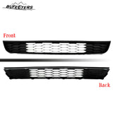 BUFEETERS Front Lower Grille Black Insert W/o Adaptive Cruise Control Fit For 2011 2012 2013 2014 Ford Edge,Honeycomb Style,Matte Black