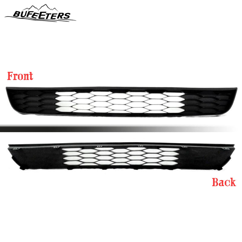 BUFEETERS Front Lower Grille Black Insert W/o Adaptive Cruise Control Fit For 2011 2012 2013 2014 Ford Edge,Honeycomb Style,Matte Black