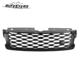 BUFEETERS Front Bumper Upper Grille Fit For 2018 2019 2020 2021 2022 Land Rover Range Rover Vogue L405,Gloss Black