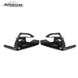 BUFEETERS   Front Bumper Lower Grille W/ Fog Light Covers Fit For 2018 2019 2020 2021 2022 INFINITI Q50 Sport,Mesh Style,Black
