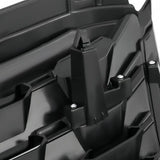 BUFEETERS   Front Upper Grille Fit For 2021 2022 2023 Nissan Kicks,Black&Chrome