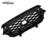 BUFEETERS   Front Bumper Grille Fit For 2016 2017 2018 2019 2020 2021 2022 2023 Toyota Tacoma TRD,Honeycomb 2021 TRD Look Style,040 Super White&Gray