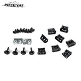 BUFEETERS Front Bumper Upper Grille Fit For 2019 2020 2021 Chevy Silverado 1500,Factory Style,Chrome&Matte Black