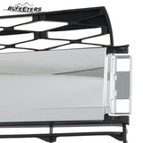 BUFEETERS  Front Bumper Lower Grille+Fog Lamp Cover Set Fit For 2014 2015 2016 2017 2018 2019 2020 Toyota 4Runner Limited,Factory Style,Chrome＆Black
