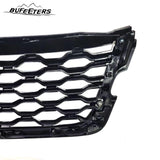 BUFEETERS  Front Bumper Upper Grille Fit For Range Rover Velar 2018 2019 2020 2021 2022 2023,Honeycomb Style,Gloss Black