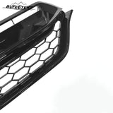 BUFEETERS Front Upper Grille Assembly Fit For 2020 2021 2022 Honda CR-V CRV,Honeycomb Style,Gloss Black