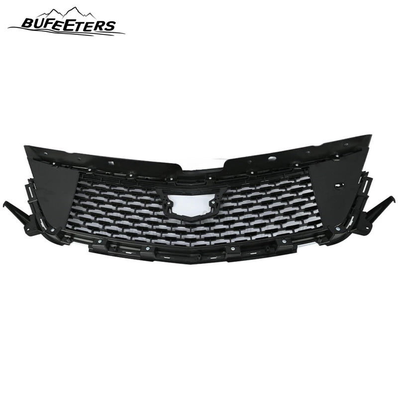 BUFEETERS  Front Bumper Upper Grille Assembly Fit For 2020 2021 2022 Cadillac CT4,Mesh Style,Chrome&Black