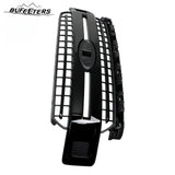 BUFEETERS  Front Bumper Upper Grille Fit For 2018 2019 2020 Ford F-150 XLT XL,Horizontal Bar Style,Gloss Black