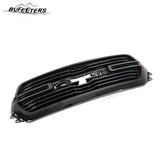 BUFEETERS Front Bumper Upper Grille Fit For 2019 2020 2021 2022 2023 Dodge Ram 1500,Mesh Style,Gloss Black