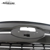 BUFEETERS Front Bumper Upper Grille Fit For 2017 2018 2019 F-250 F-350 F-450 F-550 Super Duty,Lariat Style,Gloss Black