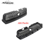 BUFEETERS  Front Grille Grill & Hood Bulge  Fit For 2014 2015 2016 2017 2018 2019 2020 Toyota Tundra,Honeycomb Style,Gloss Black&Matte Black