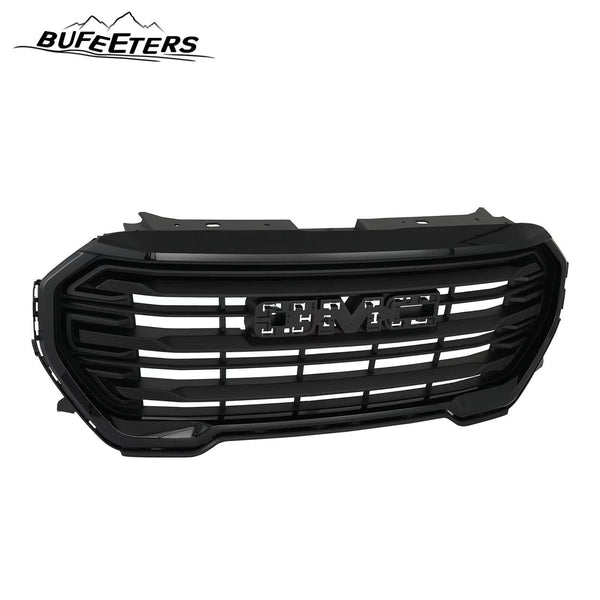 BUFEETERS  Front Bumper Upper Grille Grill Fit For 2022 2023 GMC Terrain,Denali Style,Gloss Black