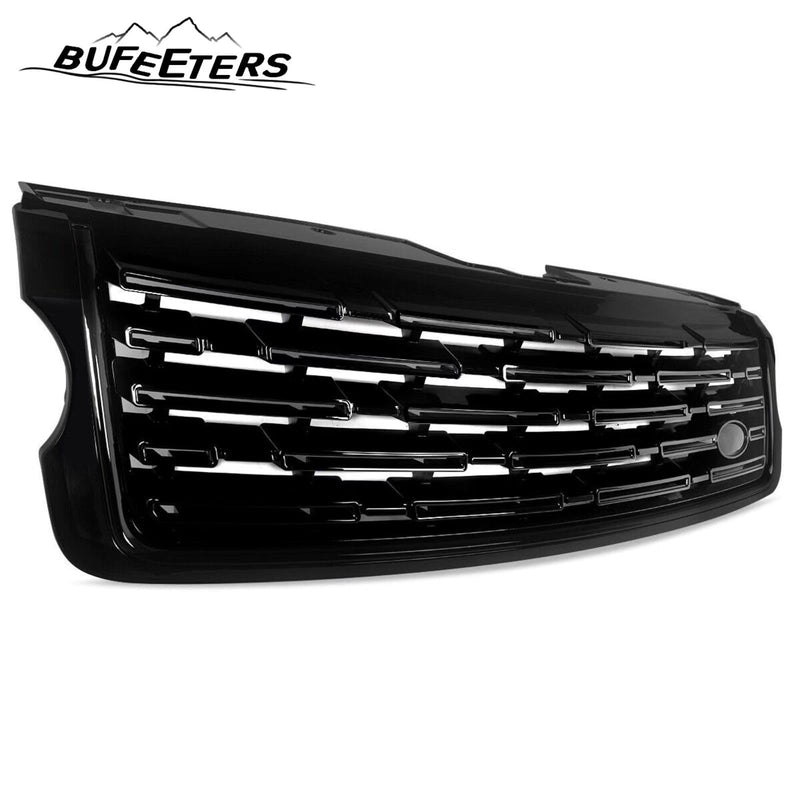 BUFEETERS Front Bumper Upper Grille Fit For 2013 2014 2015 2016 2017 Land Rover Range Rover Vogue L405,2023 Style,Gloss Black