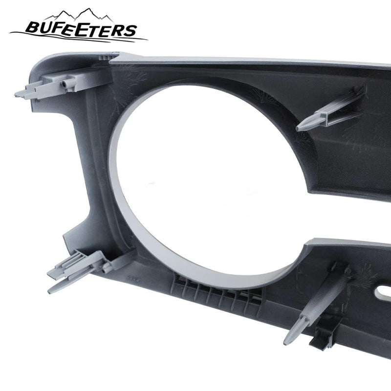 BUFEETERS Front Bumper Upper Grille W/Letters Fit For 2021 2022 2023 Ford Bronco,Honeycomb Style,Gloss White