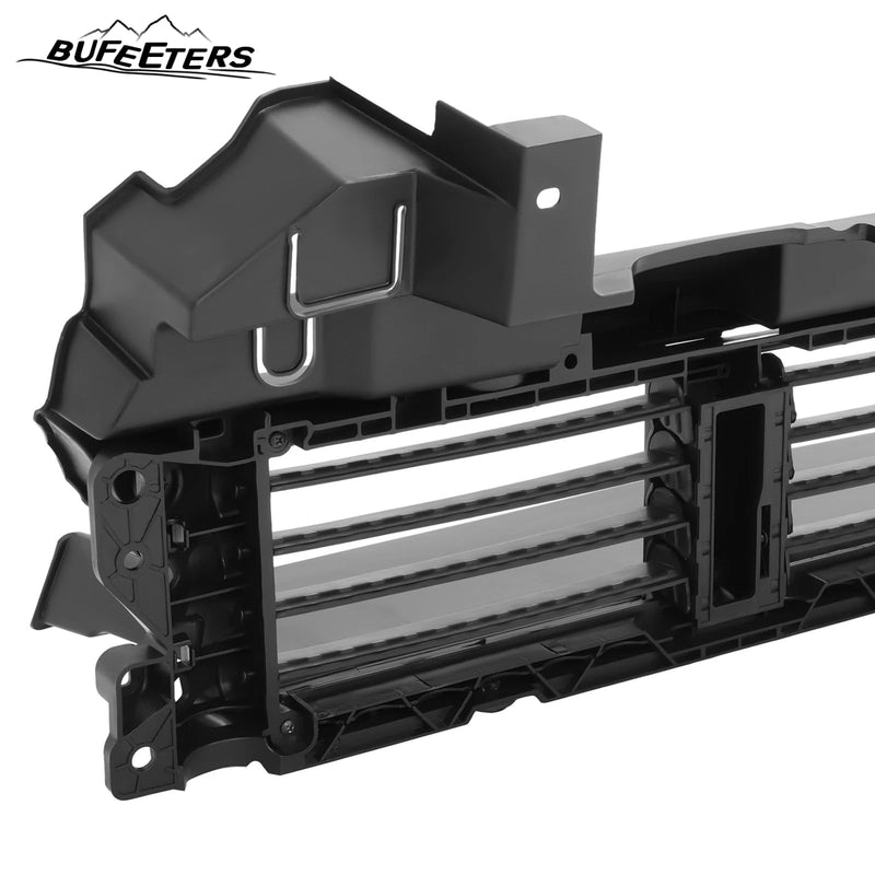 BUFEETERS Front Upper Active Grille Shutter W/o Motor Fit For 2017 2018 2019 Honda CRV CR-V,Factory Style,Black