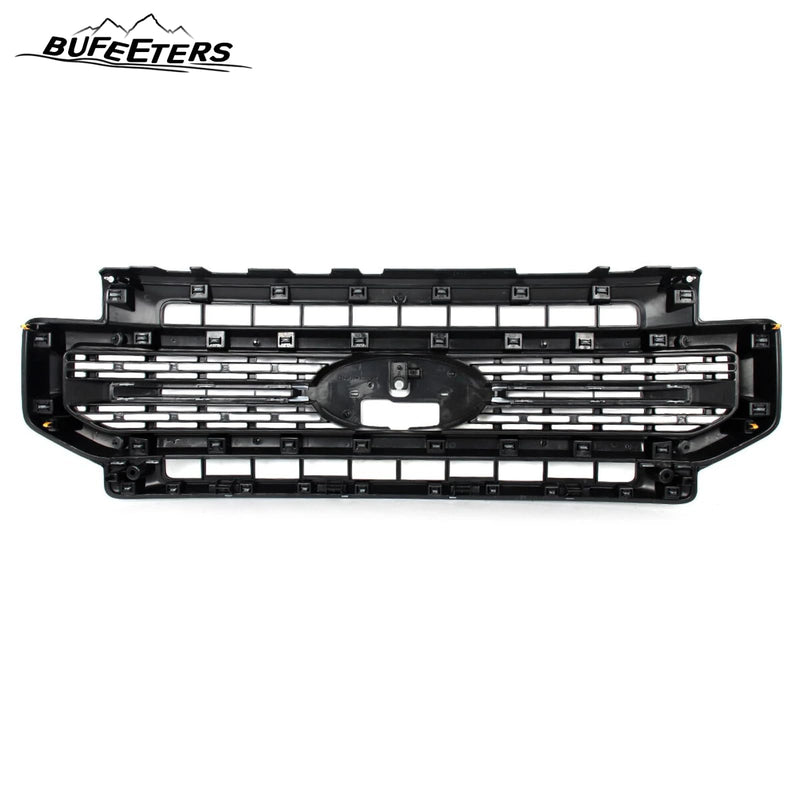 BUFEETERS Front Bumper Upper Grille Fit For 2020 2021 2022 F-250 F-350 F450 F550 Super Duty,Lariat Sport Style,Oxford White&Black