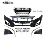 BUFEETERS  6PCS Front Bumper Grill Fog Covers Trims Fit For 2023 2024 2025 Nissan Altima SR,Factory Style,Chrome&Black