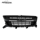 BUFEETERS Front Bumper Upper Grille Fit For 2015 2016 2017 2018 2019 2020 Chevrolet Colorado,Mesh Style,Gloss Black