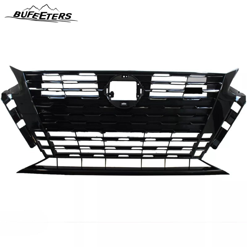 BUFEETERS  6PCS Front Bumper Grill Fog Covers Trims Fit For 2023 2024 2025 Nissan Altima SR,Factory Style,Chrome&Black