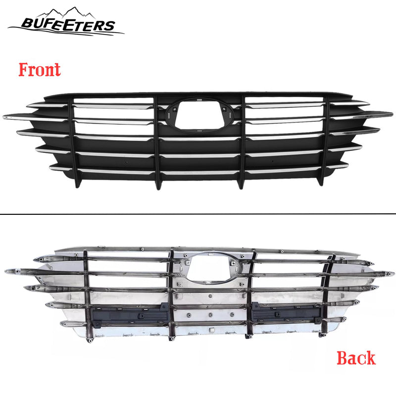 BUFEETERS    Front Bumper Radiator Grille Fit For 2020 2021 2022 Hyundai Sonata,Factory Style,Chrome&Black