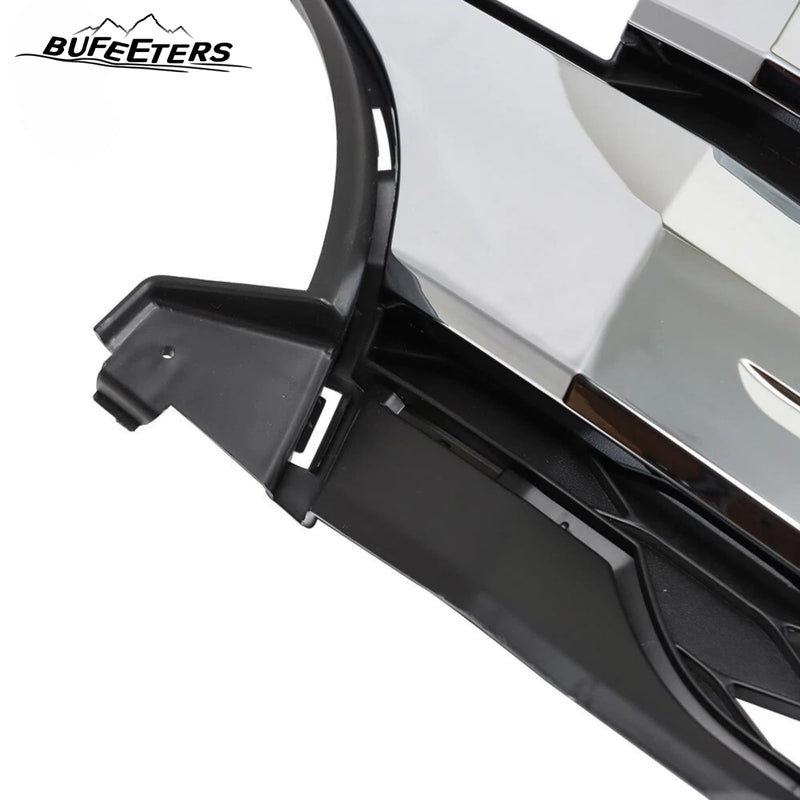 BUFEETERS Front Bumper Cover Fascia + Grilles Assembly Fit For 2011 2012 2013 2014 Ford Edge,Factory Style,Chrome&Black