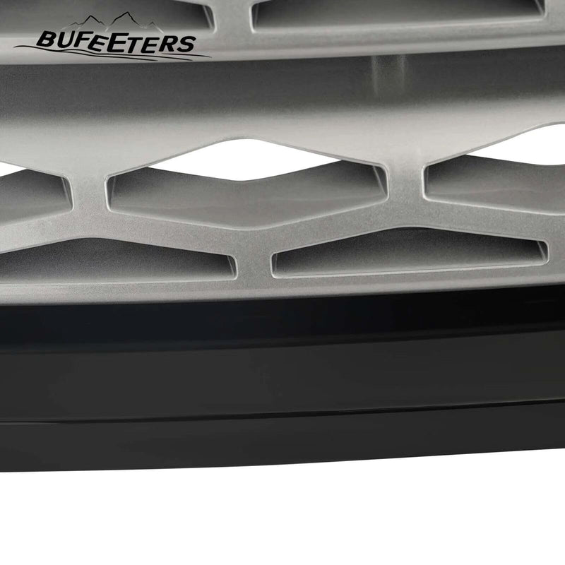 BUFEETERS Front Bumper Upper Grille Fit For 2014 2015 2016 2017 Range Rover Sport,Honeycomb Style,Black&Silver