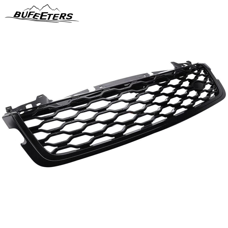 BUFEETERS  Front Bumper Upper Grille Fit For Range Rover Velar 2018 2019 2020 2021 2022 2023,Honeycomb Style,Gloss Black