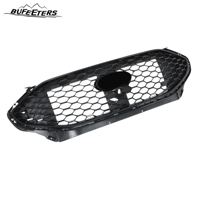 BUFEETERS Front Bumper Grille With Camera Hole Fit For 2019 2020 2021 2022 2023 2024 Ford Edge ST Sport,Honeycomb Style,Gloss Black