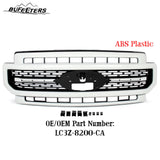BUFEETERS Front Bumper Upper Grille Fit For 2020 2021 2022 F-250 F-350 F450 F550 Super Duty,Lariat Sport Style,Oxford White&Black